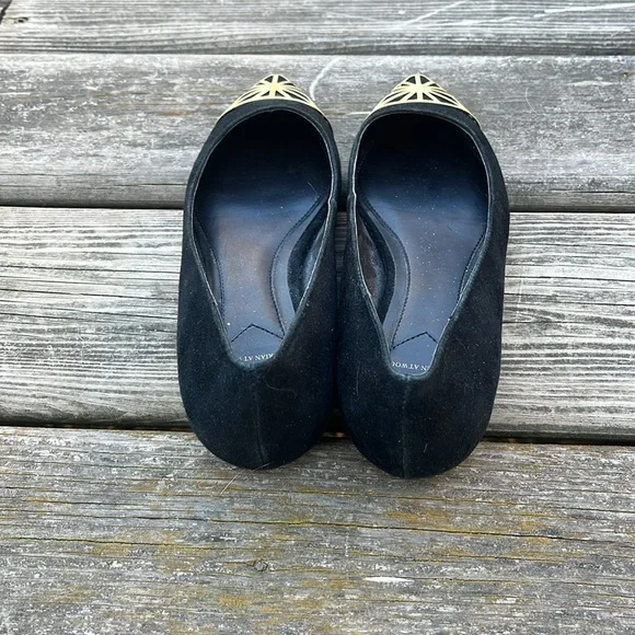 Brian Atwood Flats Pointy Toe 6.5 - Picture 4 of 9